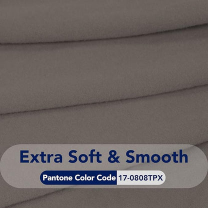 PureFit Super Stretch Chair Sofa Slipcover with Pocket – Spandex Non Slip Soft Couch Sofa Cover, Washable Furniture Protector with Elastic Bottom for Kids, Pets （Recliner, Taupe）
