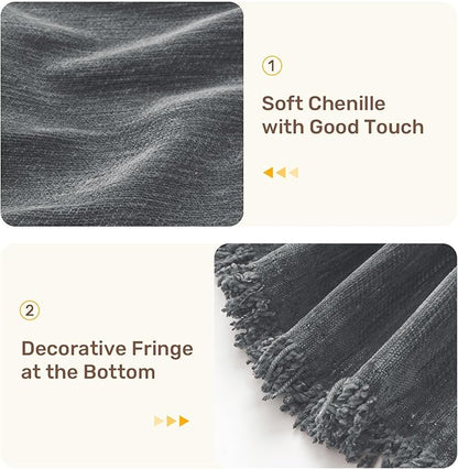 Sectional Couch Covers, 2 Pieces Washable L Shaped Couch Covers Sofa Blanket for Dogs Pet Friendly Sectional Sofa Slipcovers Furniture Covers,71"x118"+91"x134",(XXX-Large,Dark Gray)