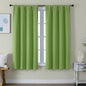 Simplebrand Ava Lime Blackout Curtains for Bedroom 63 Inch Length 2 Panels Set, Privacy Thermal Insulated Rod Pocket Door Window Curtains for Patio French Door Front Door, W40 x L63 Inch