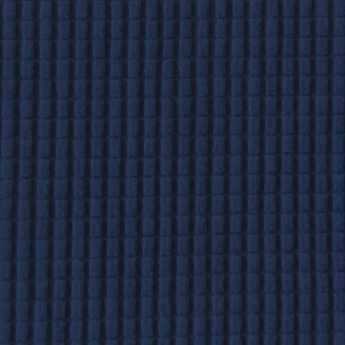 Easy-Going Stretch Sofa Slipcover 1-Piece Sofa Cover Furniture Protector Couch Soft with Elastic Bottom for Kids, Polyester Spandex Jacquard Fabric Small Checks (Sofa, Navy)