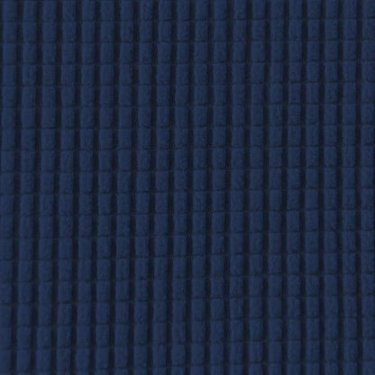 Easy-Going Stretch 4 Seater Sofa Slipcover 1-Piece Sofa Cover Furniture Protector Couch Soft with Elastic Bottom for Kids, Polyester Spandex Jacquard Fabric Small Checks Navy