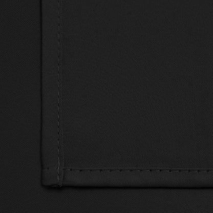Yakamok Blackout Curtains for Bedroom - Grommet Thermal Insulated Room Darkening Curtains for Living Room, Set of 2 Panels (52 x 54Inch, Black)