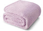 Whale Flotilla King Size Fuzzy Fleece Blanket for Bed, 90x104 Inch Fluffy Warm Soft Jacquard Blankets for All Season, Lightweight and Cozy, Lilac