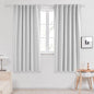 Deconovo Back Tab and Rod Pocket Curtains Blackout Curtains Thermal Insulated Room Darkening Curtains for Bedroom 52Wx63L Inch Platinum 2 Panels