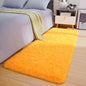 Amearea Shag Fluffy Runner Rug for Bedroom Girls Living Room, 2x6 Feet Extra Soft and Fuzzy Shaggy Rugs, Non Slip, Indoor Floor Long Carpet Mat for Boys Nursery Home Decor, Orange