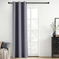Yakamok Blackout Curtains for Bedroom - Grommet Thermal Insulated Room Darkening Curtains for Living Room,1 Panel (38 x 84Inch, Grey)