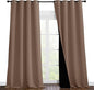 NICETOWN Complete Blackout Cold Blocking Shades for Large Window Door, 100% Blackout Window Curtain Panels with Black Lined, 55 inches Width Each Panel, 96 inches Length, Cappuccino, Double Pieces
