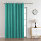 Joydeco Peacock Blue Custom Solid Single Blackout Curtain for Bedroom and Living Room, Grommet Thermal Insulated Room Darkening Curtain 1 Panel (Custom Size,Peacock Blue)
