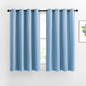 NICETOWN Blue Bedroom Blackout Curtains - Functional Blackout Draperies and Drapes Window Panels, Thermal Insulated, 52 inches x 45 inches, Set of 2 Panels, Blue