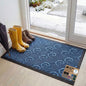 GORILLA GRIP 100% Waterproof All-Season WeatherMAX Doormat, 47x35, US Designed Natural Rubber, Stain and Fade Resistant, Low Profile Indoor Outdoor Door Mats, Easy Clean Patio Mat, Ocean Blue Waves