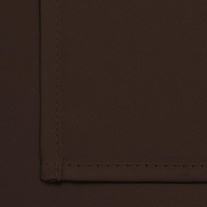 Yakamok Blackout Curtains for Bedroom 2 Panels Set 108 Inch Length Thermal Insulated Room Darkening Dark Black Out Drapery Grommet Window Treatments Drapes for Living Room, 52x108, Chocolate Brown