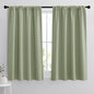 RYB HOME 54 inch Blackout Curtains for Living Room, Rod Pocket Thermal Insulated Small Window Drapes Room Darkening Shades for Bedroom Studio Dorm, W 42 x L 54 inch, Set of 2 Panels, Sage Green