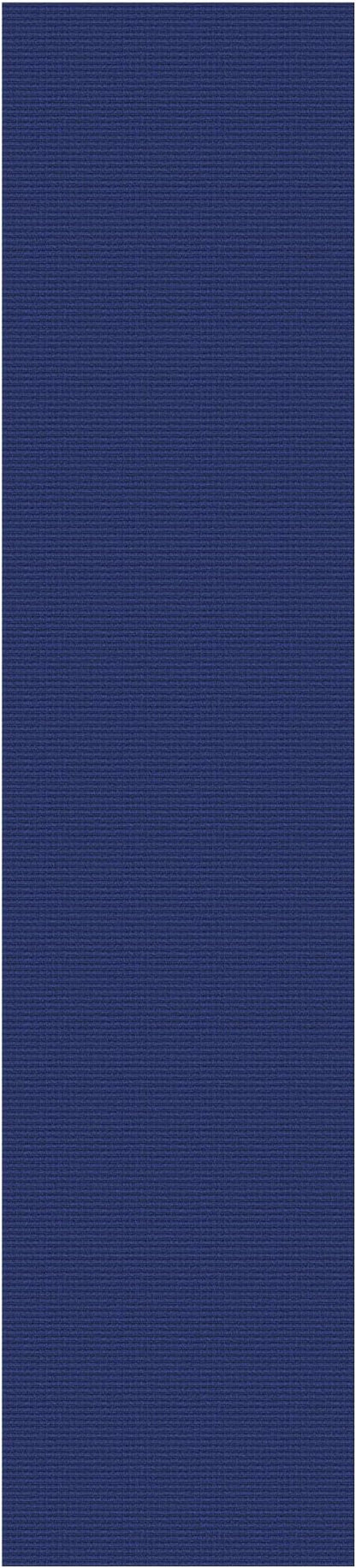 KOZYFLY Long Runners for Hallways 2.6x12 ft Washable Kitchen Runner Non Slip Rubber Backed Hallway Rugs Cotton Entryway Runner Rug Floor Carpet for Indoor Hall, Backdoor, Kitchen, Royal Blue/Navy