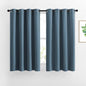 NICETOWN Window Curtains Blackout Drapes - Smoky Blue Energy Saving Blackout Draperies for Bedroom/Living Room (2 Panels, 52 inches Wide by 45 inches Long)