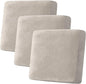 H.VERSAILTEX Velvet Stretch Couch Cushion Cover Plush Cushion Slipcover for Chair Loveseat Sofa Cushion Furniture Protector Seat Cushion Sofa Cover (3 Piece XL Sofa Cushion Covers, French Oak)