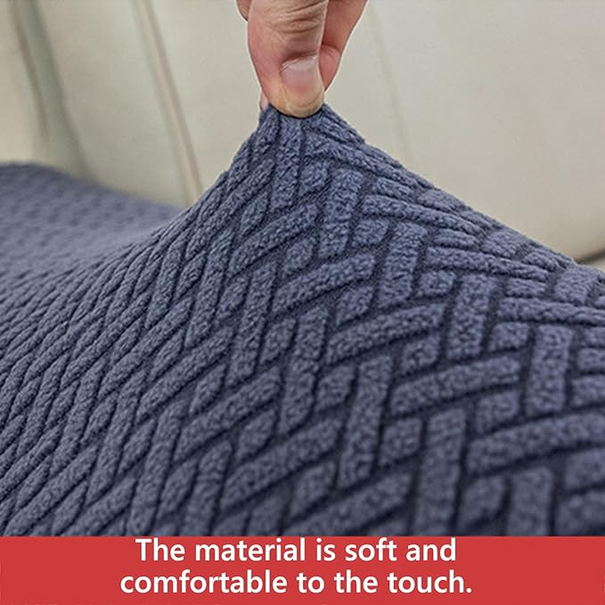 Soothing Home Sofa Covers, Sofa Hero Covers, Wear-Resistant Universal Couch Covers Washable Stretch Sectional Couch Cushion Covers (Metal Grey,Arm Rest Covers 2pcs)