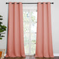 NICETOWN Coral Room Darkening Curtain Drapes - Window Treatment Light Blocking Privacy Curtain Panels for Home Decoration (Set of 2, 42 inches by 95-inch)