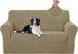 U-NICE HOME Loveseat Cover Stretch Couch Cover Sofa Cover Sofa Slipcover Furniture Protector for 2 Cushion Couch Sofa Pet Friendly(Loveseat, Sand)