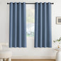 NICETOWN Blackout Curtains Grommet 2 Panels 72 Inches Long, Stone Blue