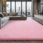 Large Shag Area Rugs for Living Room Bedroom,Big Ultra Soft Fluffy Pink Area Rugs for Dorm,Indoor Carpet Nursery Rugs for Kids Girls Room Home Decor (Pink, 10X14 Feet)