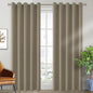 BGment Room Darkening Curtains 84 Inches Long - Grommet Thermal Insulated Drapes Window Treatment Curtains for Bedroom, 2 Panels, 70 x 84 Inch, Cocoa