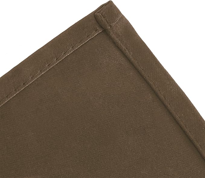 LEMOMO Brown Thermal Blackout Curtains/38 x 84 Inch/Set of 2 Panels Room Darkening Curtains for Bedroom