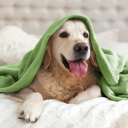 BEDELITE Fleece Blanket King Size Blankets for Bed, Luxury Plush Cozy Fuzzy Blanket 108x90 inches, Super Soft Warm Lightweight Throw Blanket All Seasons Suitable, Grass Green