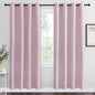 NICETOWN Baby Pink Blackout Curtains 78 inches Length for Living Room, 2 Panels, 55" Wide, Thermal Insulated Decoration Drapes for Bedroom Window