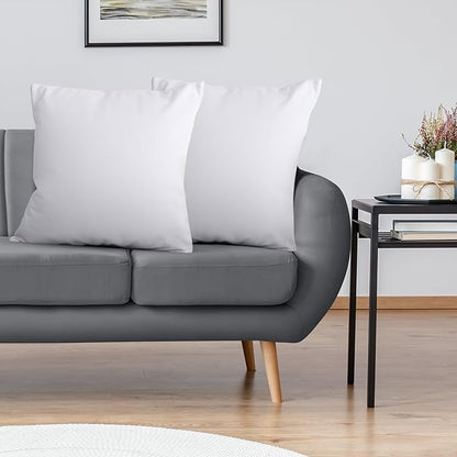 Utopia Bedding 26x26 Pillow Inserts, Set of 2, White – Indoor Decorative Throw Pillows for Bed, Sofa & Couch – Soft, Supportive & Fluffy Cushion Inserts