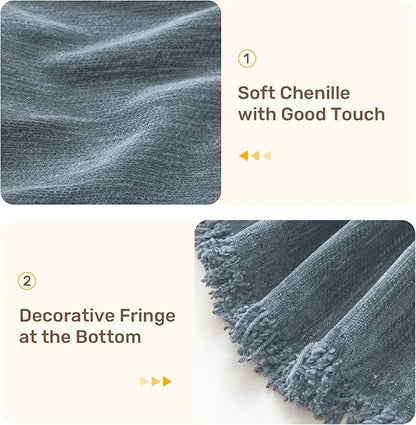 Sectional Couch Covers, 2 Pieces Washable L Shaped Couch Covers Sofa Blanket for Dogs Pet Friendly Sectional Sofa Slipcovers Furniture Covers,71"x 110"+ 71"x 118",(X-Large,Dusty Blue)