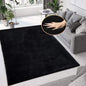 ORINOVA Black Fluffy Rug 5x8 Area Rugs for Bedroom Fuzzy Bunny Washable Fur Rugs for Living Room Teen Room Nursery Rectangle Rug