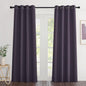 NICETOWN Greyish Purple Blackout Curtains 84 inch Length 2 Panels, Grommet Thermal Insulated Window Treatments Light & Sound Reducing Drapes for Living Room/Bedroom, W46 x L84