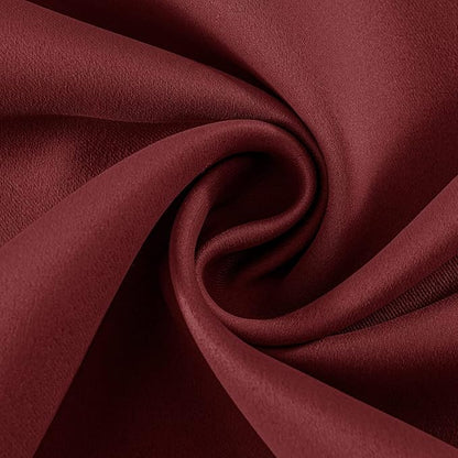 Joydeco Blackout Curtains 63 Inch Length 2 Panels Set, Thermal Insulated Long Curtains 2 Burg, Room Darkening Grommet Drapes for Bedroom Living Room Windows (W42 x L63 Inch, Burgundy Red)
