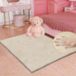 ORINOVA Light Brown Beige Plush Washable Fluffy Area Rugs for Bedroom Faux Fuzzy Bunny Fur Rug for Living Room Nursery Rug 3x5 Boho Rugs