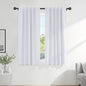Pony Dance Blackout Curtains Thermal Insulated Window Treatment Panels Room Darkening Shade Drapes for Living Room Back Tab/Rod Pocket Bedroom Draperies, 34 x 63 Inch, Pure White, 2 Panels