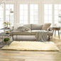 Ashler faux fur rug, Fluffy Shaggy Area Rug Ultra Soft 2.2 x 6 Feet Rectangle Fur Rug, Yellow Fuzzy Rug Machine Washable Shag Rug, Nursery Decor Throw Rugs for Bedroom, kids room, Living Room
