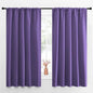 NICETOWN Blackout Curtains for Living Curtains, Lilac Purple, Set of 2, 52 by 63 Inch, Window Treatment Blackout Curtain Panels, Home Decor Thermal Insulated Solid Drapes for Bedroom