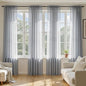 MIULEE Dark Grey Sheer Curtains 72 Inches Long, 4 Panels Set, Rod Pocket Light Filtering Window Drapes for Bedroom and Living Room, Elegant Airy Fabric, 54 x 72 Inches