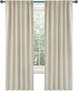 Deconovo Blackout Curtains, Thermal Insulated, W42 x L63 2 Panels, Back Tab, Machine Washable, Room-Darkening Drapes for Bedroom/Living Room Light Beige