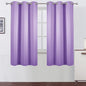 LEMOMO Blackout Curtains 38 x 54 inch/Lavender Curtains Set of 2 Panels/Thermal Insulated Room Darkening Bedroom Curtains