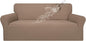 Easy-Going 100% Waterproof Couch Cover, Dual Waterproof Sofa Cover, Stretch Jacquard Sofa Slipcover, Leakproof Furniture Protector for Kids, Pets, Dog and Cat (Sofa, Camel)