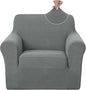 U-NICE HOME Recliner Chair Covers Stretch Couch Cover Sofa Cover Sofa Slipcover Furniture Protector for Chair Cover Pet Friendly(Armchair, Grey)