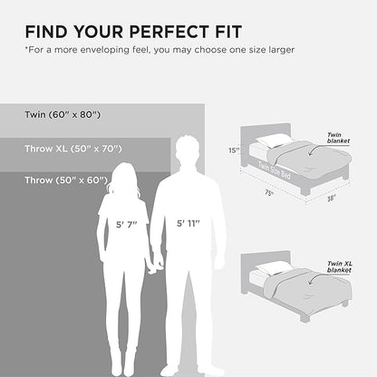 Bedsure GentleSoft Fleece Throw XL Blanket Dusty Pink - 300GSM Soft Lightweight Plush Cozy Blankets for Bed, Sofa, Couch, Travel, Camping, 50x70 inches
