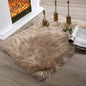 Ashler Faux Fur Rug, Fluffy Shaggy Area Rug Ultra Soft 2 x 2.9 Feet Rectangle Beige Fuzzy Rug Machine Washable Shag Rug, Nursery Decor Throw Rugs for Bedroom, Kids Room, Living Room