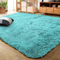 LOCHAS Ultra Soft Indoor Modern Area Rugs Fluffy Living Room Carpets for Children Bedroom Home Decor Nursery Rug 6x9 Feet, Blue