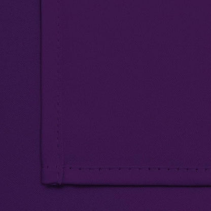 Yakamok Blackout Curtains Room Darkening Thermal Insulated Window Panels,Solid Grommet Top Drapes for Bedroom/Living Room(62Wx84L, Purple, 2 Panels)