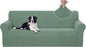 U-NICE HOME Stretch Couch Cover Sofa Cover Sofa Slipcover Furniture Protector for 3 Cushion Couch Sofa Pet Friendly(Sofa, Cyan)