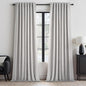 Topfinel Grey Beige Extra Long 132 Inch 100% Blackout Curtains for Livingroom Neutral Modern Linen Blend Curtain Drapes Sound Proof Drapes Privacy Ceiling Track Villa Bedroom 11Ft(W52 xL132 2 Panels)