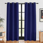NICETOWN Blackout Curtains for Bedroom, Royal Blue, 42 W by 80 L, Set of 2, Thermal Insulated Curtains & Drapes with Grommet Top for Living Room, Privacy Window Treatment Draperies