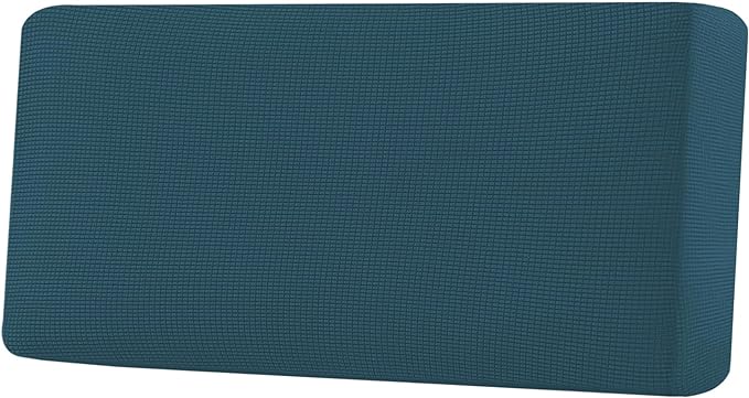 H.VERSAILTEX Super Stretch Individual Seat Cushion Covers Sofa Covers Couch Cushion Covers Slipcover Sets Thick Jacquard Textured Twill Fabric (1 Piece Sofa Cushion Cover, Deep Teal)